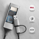 Axagon ADE-TXCA kompaktne alumiiniumist USB 3.2 Gen 1 Gigabit Ethernet 10/100/1000 Mbit adapter auto