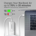 Axagon GaN seinalaadija 3x porti (USB-A + 2x USB-C), 65 W | ACU-DPQ65W