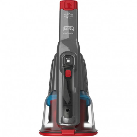 BLACK & DECKER Vacuum Cleaner | BHHV315B-QW | Cordless operating | Handstick | 12 V | Gray/Red