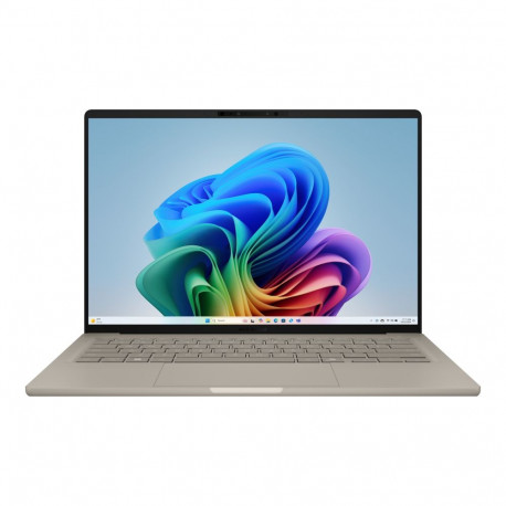 Asus Zenbook A14 UX3407QA-QD202W zabriskie beež 14" OLED WUXGA 1920 x 1200 pikslit läikiv Snapdragon