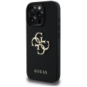 Guess Grained Big 4G Logo Small Classic Logo ümbris iPhone 16 Pro must