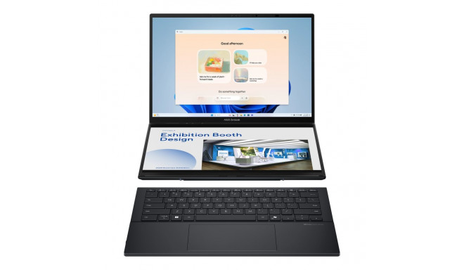 Asus Zenbook Duo UX8406CA-PZ068X basalttuhall 14" OLED puuteekraan 3K 2880 x 1800 pikslit läikiv Int