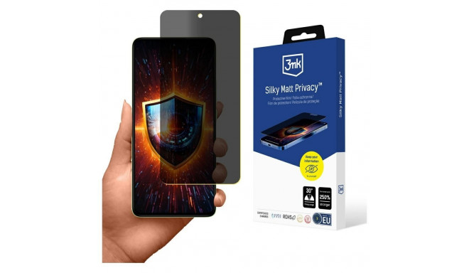 3MK Silky Matt Privacy kaitsekile Redmi Note 14 4G jaoks