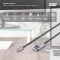 Digitus kahepoolne adapterkaabel | DB-300334-010-S | USB-C to DisplayPort