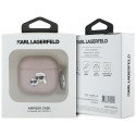 Karl Lagerfeld Monogram Karl & Choupette Head Case for AirPods 4 Pink