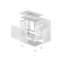 Deepcool ultra-portatiivne korpus CH160 WH valge Mini-ITX
