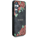 Guess nahast 4G lilledega mustriga metallist klassikalise logoga MagSafe Samsung Galaxy S25 ümbris m