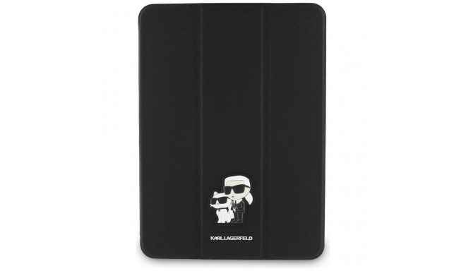 Karl Lagerfeld KLFC11PM24SAKCK iPad Pro 11" 2024 Book Cover black Saffiano Magnetic Karl &Ch