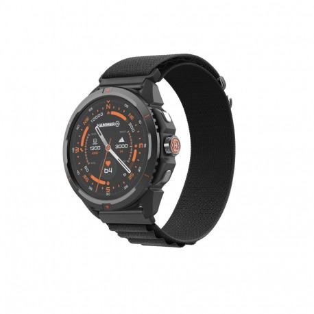 Hammer Watch 2 | Smart watch | GPS (satellite) | AMOLED | 1.5" | Waterproof | Black