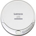 Lenco CD-201SI Portable CD Player with Audiobook and Charging Function, Silver