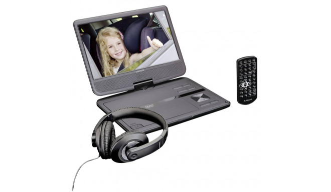 Lenco DVP-1010 kaasaskantav 10'' DVD-mängija must