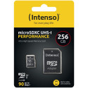 Intenso microSD-kaart Class10 UHS-I 256GB mälukaart