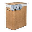 Laundry box with divider G21 63555163, 105l, bamboo