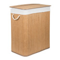 Laundry box with divider G21 63555163, 105l, bamboo