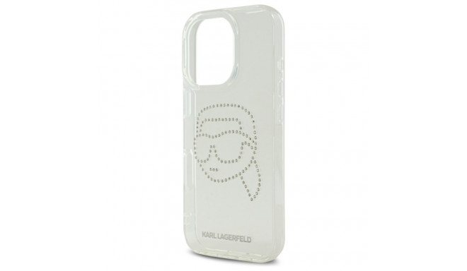 Karl Lagerfeld KLHCP16XHKHDCELT iPhone 16 Pro Max 6.9" läbipaistev kõvakate IML rhinestones Karl Hea