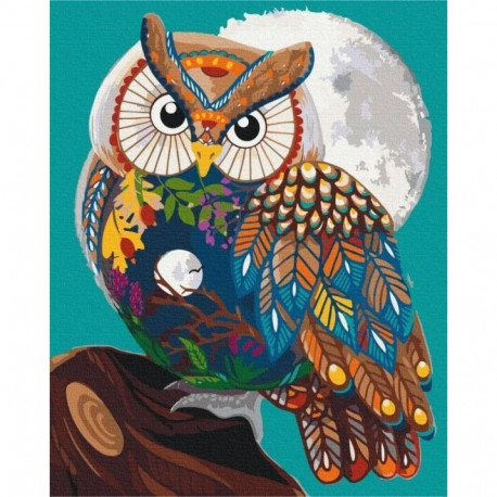 Painting by numbers - The wise guardian