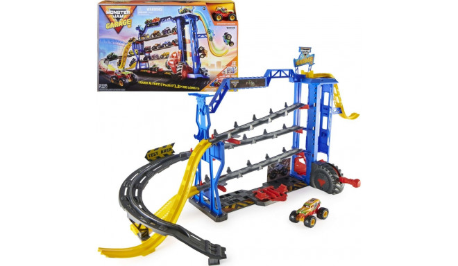 Spin Master MONSTER JAM 1:64 mängukomplekt Monster Garage, 6060879