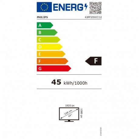 TV PHILIPS 43PFS5507/12