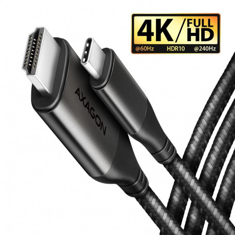 AXAGON aktiivne konverter USB-C–HDMI 1,8 m