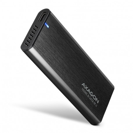 AXAGON väline USB-C 3.2 Gen 2 metallkarp M.2 NVMe & SATA SSD ketastele | EEM2-SB2