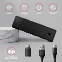 Axagon ribitud alumiiniumist USB 3.2 Gen 1 - SATA 6G väline karp 3.5" HDD jaoks | EE35-GTR