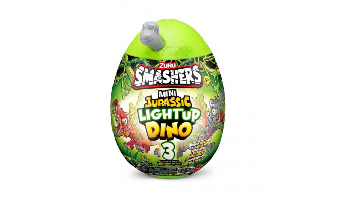 SMASHERS interaktiivne mänguasi Jurassic mini valgusega dino muna