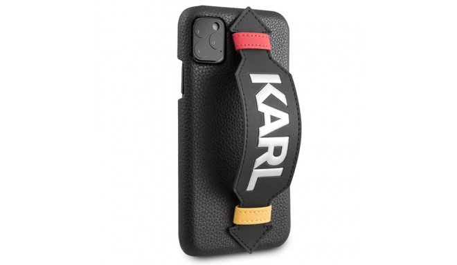 Karl Lagerfeld KLHCN58HDAWBK iPhone 11Pro 5.8" must kõvakorpus rihmaga