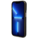 Guess GUHMP14LHTCMK iPhone 14 Pro 6.1" must kõvakorpus kuldse kontuuriga läbipaistev MagSafe