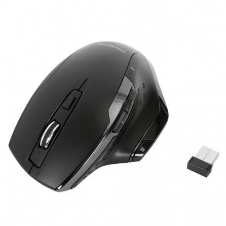 Targus Antimicrobial Ergo Mouse AMW584GL juhtmevaba 2.4 Ghz must