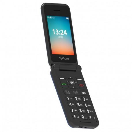 myPhone Flip | LTE | Navy Blue | 2.8 " | TFT | 48 MB | 128 MB | Bluetooth | 2.1 | USB version Type-C