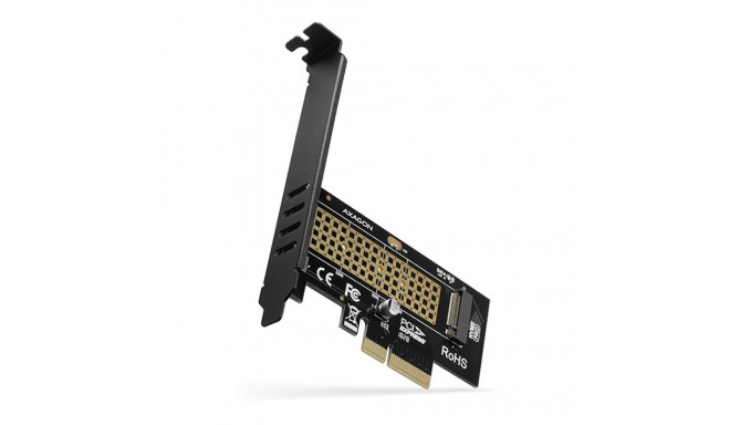AXAGON PCEM2-N PCI-E 3.0 4x – M.2 SSD NVMe kuni 80 mm SSD