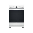 INDESIT Pliit IS67V8CHW/E | Keeduala tüüp Klaaskeraamiline | Ahi tüüp Elektriline | Valge | Laius 60