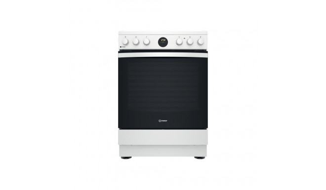 INDESIT | Cooker | IS67V8CHW/E | Hob type Vitroceramic | Oven type Electric | White | Width 60 cm | 