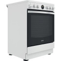 INDESIT | Cooker | IS67V8CHW/E | Hob type Vitroceramic | Oven type Electric | White | Width 60 cm | 