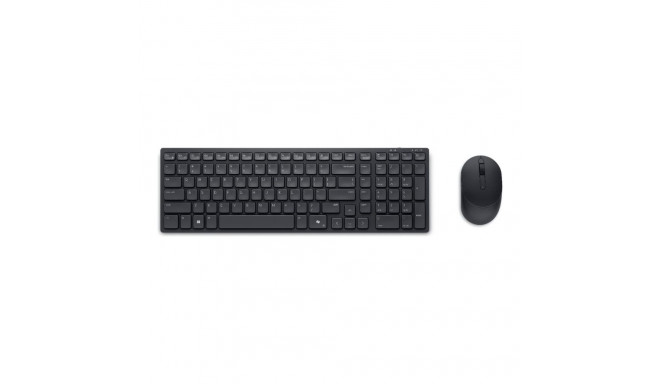 Dell KM555 juhtmevaba must klaviatuuri ja hiire komplekt US International (QWERTY) 2.4 GHz, Bluetoot