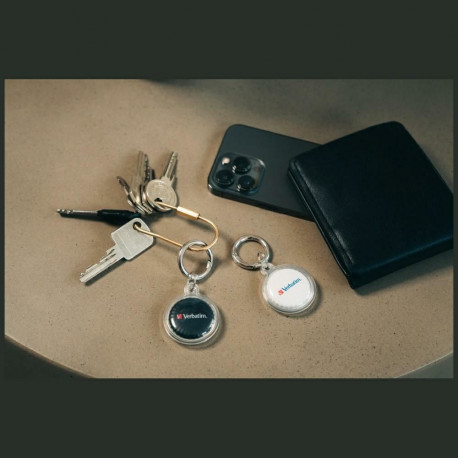 Verbatim My Finder Coin Bluetooth black white - tracking device 2pcs MYFC-02BW