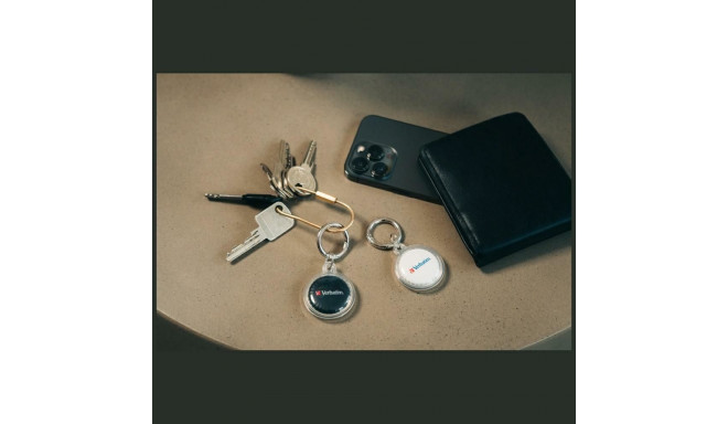 Verbatim My Finder Coin Bluetooth must valge - jälgimisseade 2tk MYFC-02BW