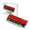 Axagon Adapter PCIe x16 to M.2 NVMe + passive cooler (PCEM2-S)
