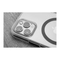 Fixed MagPurity Tagakaas Apple iPhone 16 jaoks TPU Läbipaistev, Must