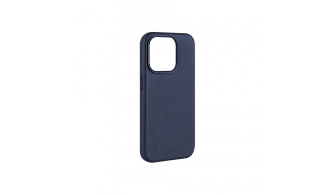 Fikseeritud MagNahk | Tagakaas | Apple | iPhone 16 Pro | Nahk | Sinine