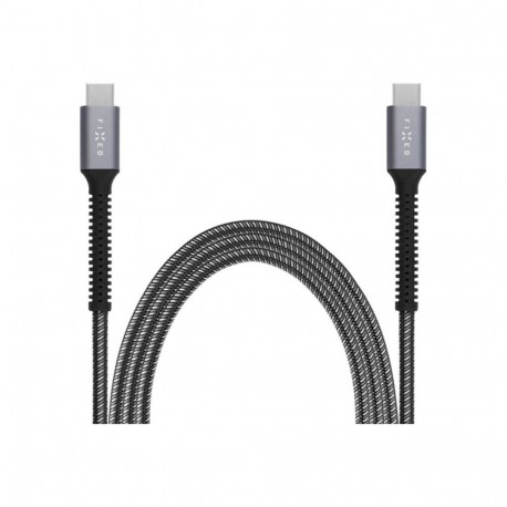 Fixed | Armor Cable USB-C/USB-C, 1.2 m, 240W | FIXDA-CC12-GR