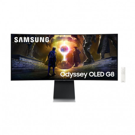 Samsung LS34DG850SUXDU 34" OLED 21:9 175 Hz 0,03 ms 3440 x 1440 pikslit 2 HDMI-pesa hõbedane
