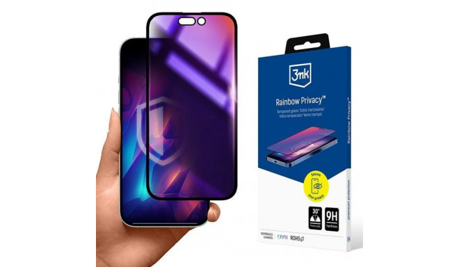 3MK Rainbow Privacy iPhone 16 Pro Max