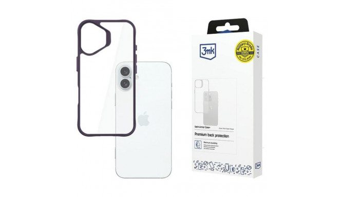 3MK SatinArmor+ ümbris iPhone 16 Plus 6.7" lilla militaarstandard