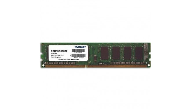 Patriot Signature memory, DDR3, 8 GB, 1600MHz, CL11 (PSD38G16002)