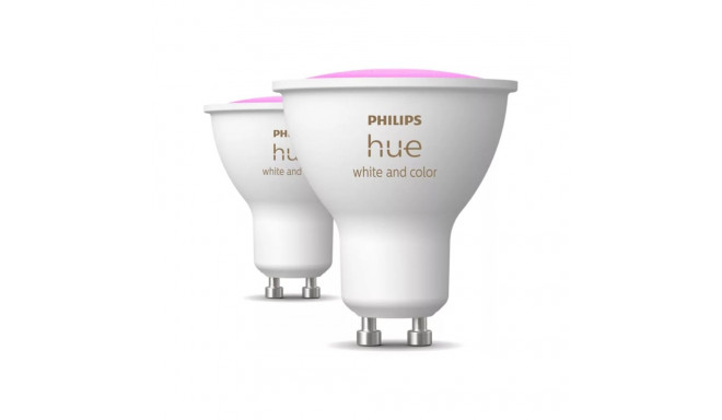 Philips Hue Smart Spotlight, 2pcs pack | GU10 | 4.2 W | Warm to cool white and color
