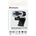 Verbatim Full HD 1080p Webcam with Microphone AWC-02 black 49579 Verbatim Full HD 1080p Webcam with Microphone AWC-02 black 49579