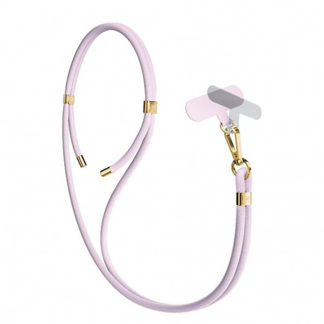 3MK EasyClip Elite Powder Pink (gold) Phone Lanyard