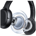 USAMS Bluetooth 5.3 musta värvi on-ear kõrvaklapid Yun Series TDLYEJYX01 (USAMS-YG23)