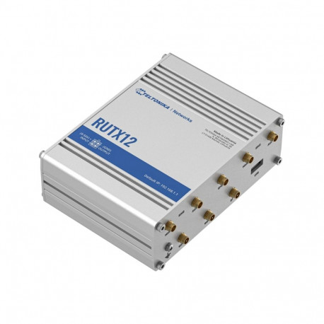 Dual LTE Cat 6 Router | RUTX12 | 802.11ac | 867 Mbit/s | 10/100/1000 Mbit/s | Ethernet LAN (RJ-45) p